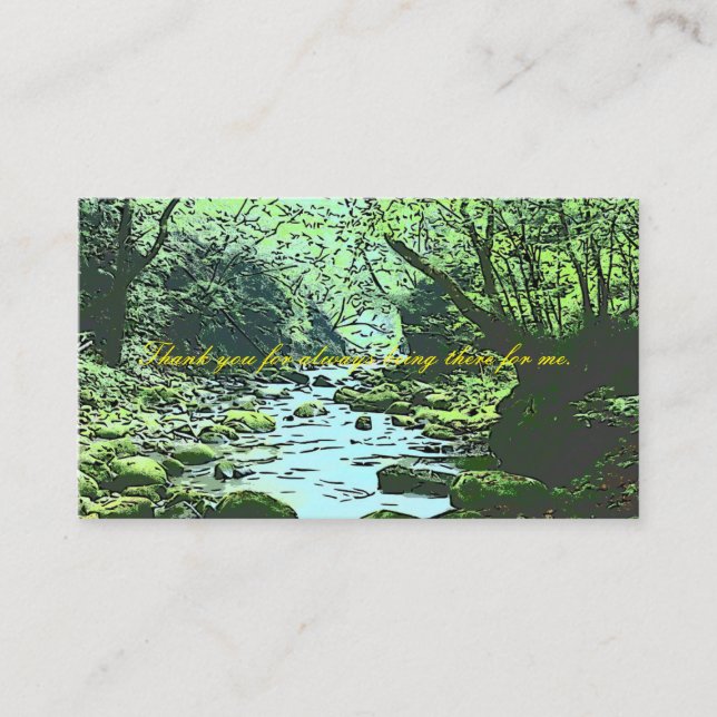 Green Enclosure Card (Front)