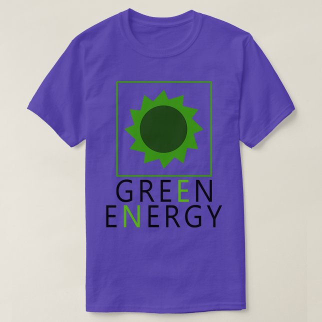 Green energy renewable Classic TShirt (Design Front)