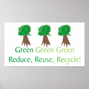 Green Enviro-friendly Poster