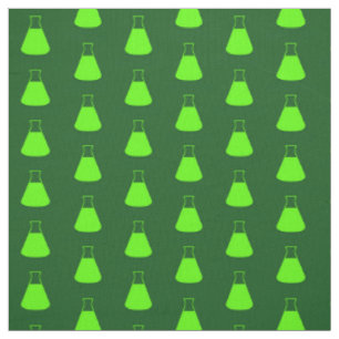 Green Erlenmeyer Flask Fabric