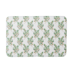 GREEN EUCALYPTUS BRANCH MULTI BATH MAT