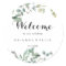 Green Eucalyptus Foliage Delight Wedding Welcome