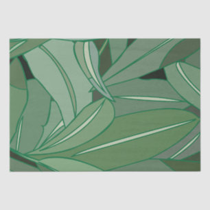 Green Eucalyptus Leaves Tissue Paper