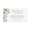 Green Eucalyptus Leaves Unplugged Wedding Ceremony