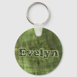 Green Evelyn Keychain