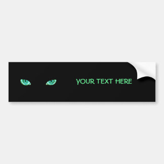 Green Eye Bumper Sticker
