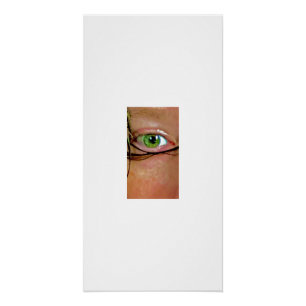 Green Eye Gaze Photography Art Print MLO