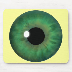 Green Eye Iris Custom Cool Mousepad Mousemats