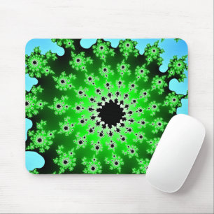 Green Eyeball Mouse Pad