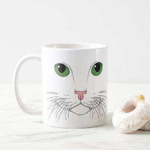 Green Eyed Cat Coffee Mug