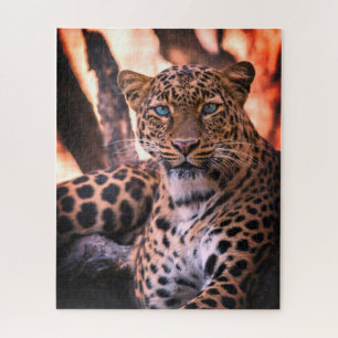 Green-Eyed Cheetah Big Cat Wildlife Jigsaw Puzzle