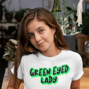 GREEN EYED LADY VINTAGE T-SHIRT