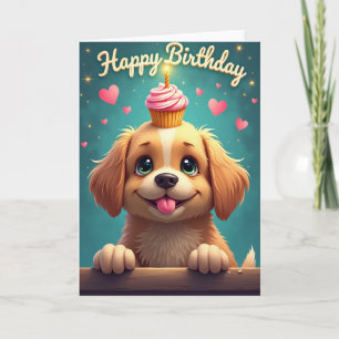 Green Eyes Birthday Card