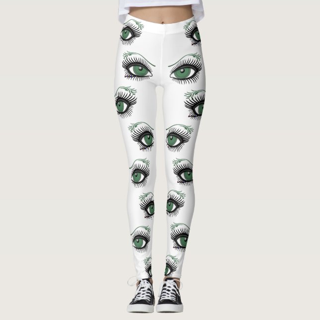 Green Eyes Leggings (Front)