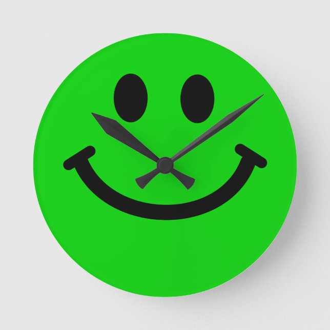 Green Face Wall Clock (Front)