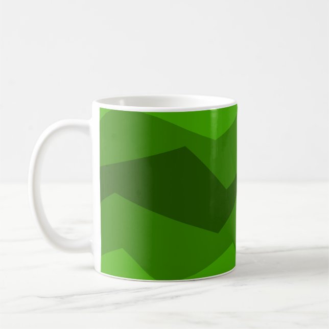Green Fade  Coffee Mug (Left)