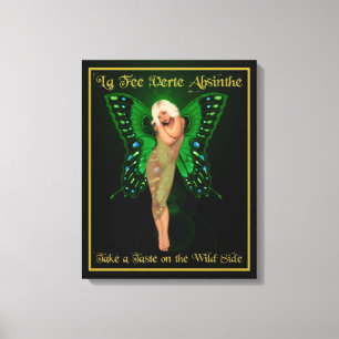 Green Fairy Absinthe Canvas Print