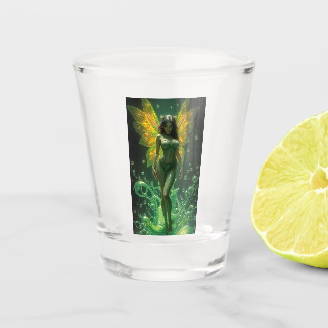 Green Fairy Absinthe   Shot Glass (Front)