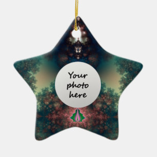 Green Fairy Tale Ceramic Ornament