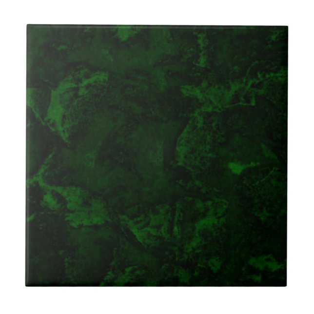 Green fake malachite tile (Front)