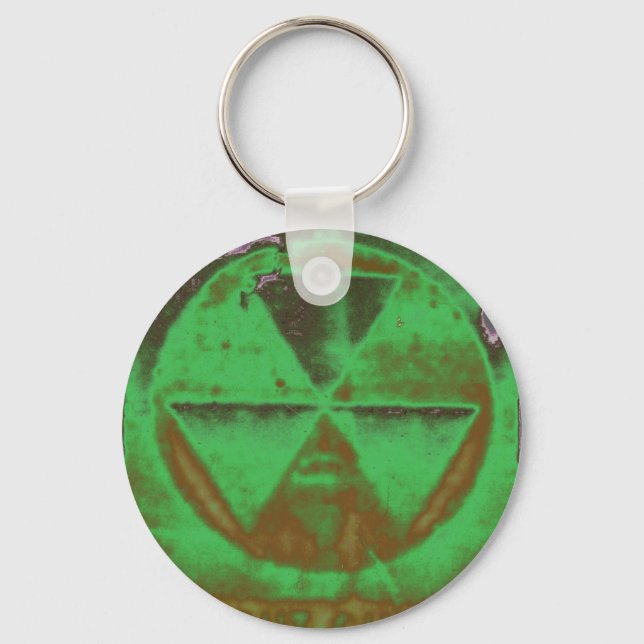 green Fallout Keychain (Front)