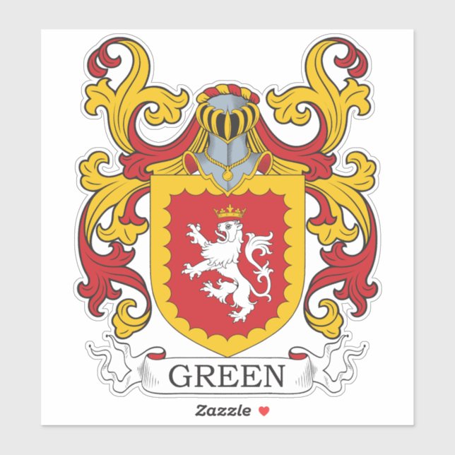 Green Family Crest (Sheet)