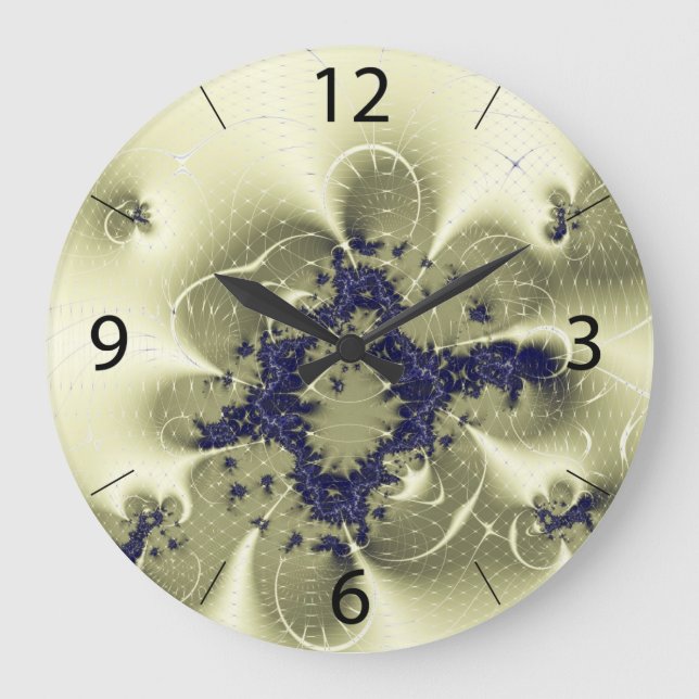 Green Fantasy Large Clock (Front)