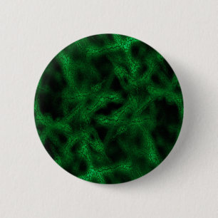 Green fantasy pattern 2 inch round button