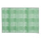 Green Farm House Plaid Standard Pillow Case