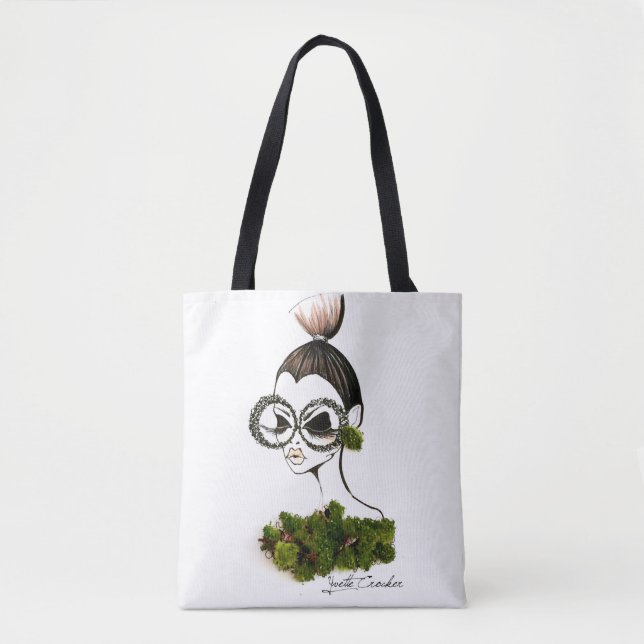 Green Fashion Tote Bag (Front)