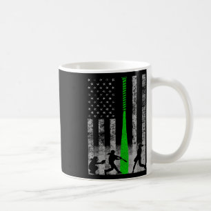 Green Fastpitch Softll Flag - Softll Player On Fla Coffee Mug