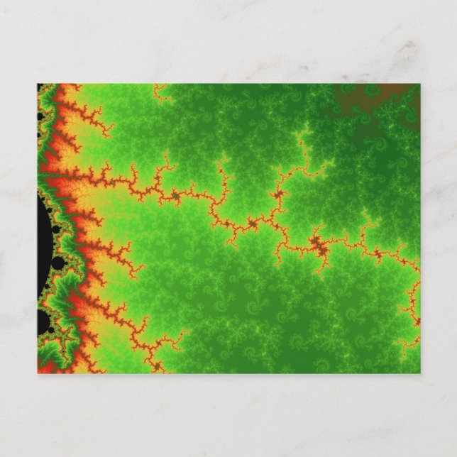 Green Fault Line Postcard (Front)