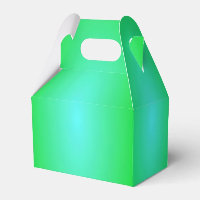 Green Favor Box (Front Side)