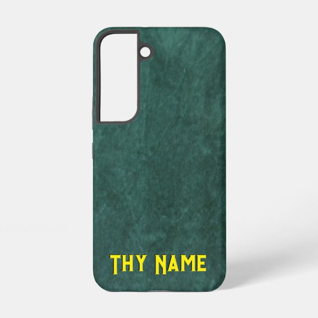 Green Felt design -  Samsung Galaxy S22 Case (Back)