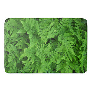 Green fern beauty       bath mat