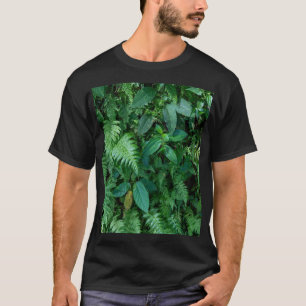 Green Fern Grass Foliage Texture T-Shirt