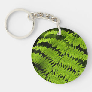 Green fern keychain