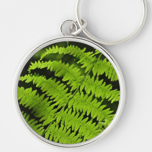 Green fern keychain (Front)