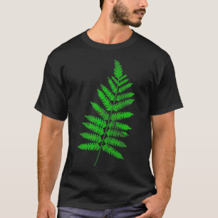 Green Fern leaves I love nature garden gardening b T-Shirt