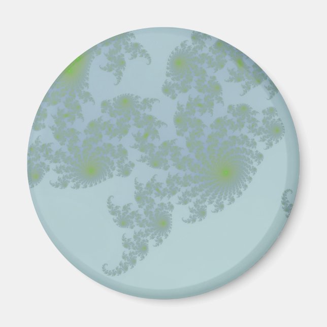 Green Ferns Magnet (Front)
