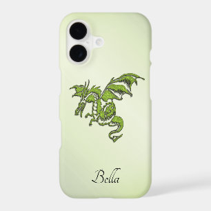 Green Fighting Dragon with Name