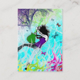 "Green Fire" Chubby Card