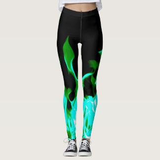 Green Fire legging
