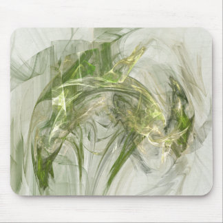 Green flare mouse pad