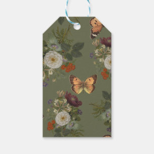 Green Floral: Enchanted Garden Gift Tags