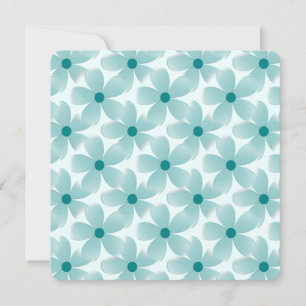 Green floral pattern.