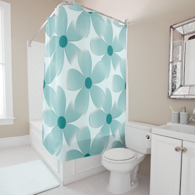 Green floral pattern. (In Situ)