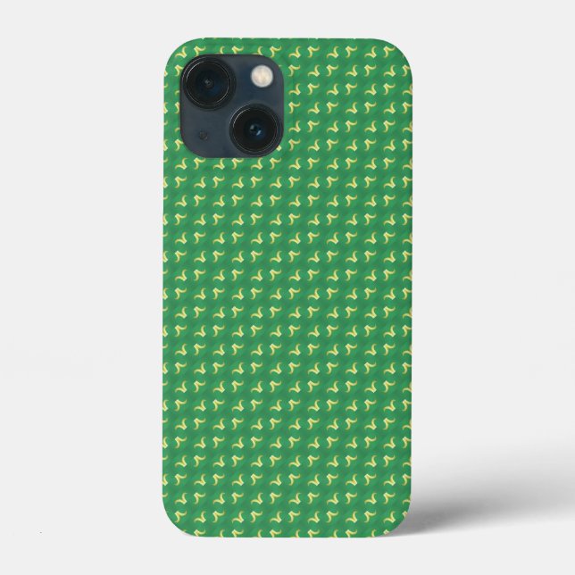 Green floral pattern Case-Mate iPhone case (Back)