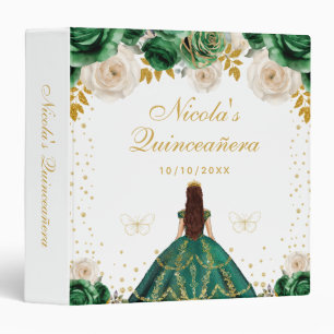 Green Floral Princess Photo Album Binder