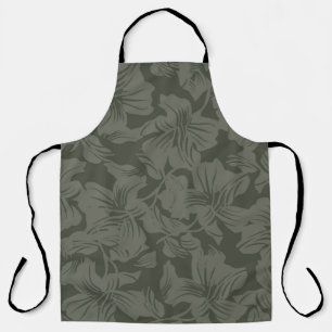 Green Floral seamless pattern backgroundabstract,  Apron